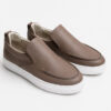 Sneakers slip en cuir pure